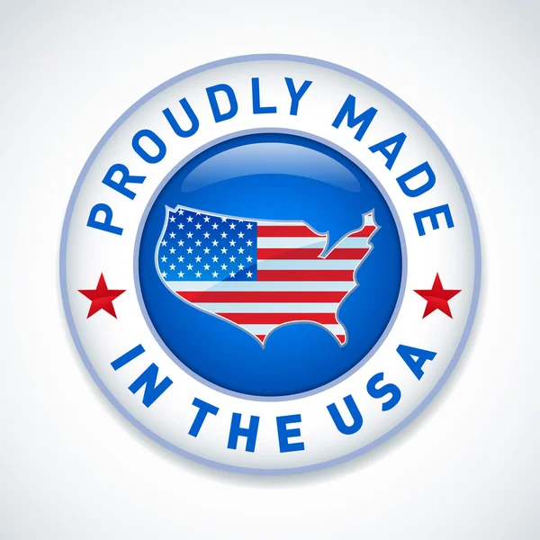 Proudly Made in the USA badge